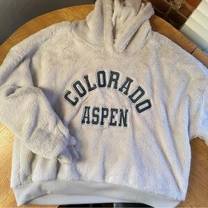 Cozy Colorado Aspen Hoodie Size Junior Large or Women’s Small